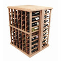 108 Bottle Wine Rack Tasting Table Rustic Pine E937