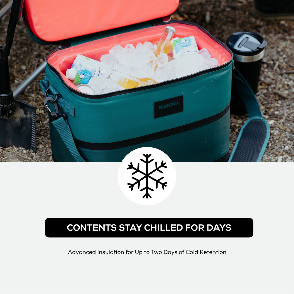 Teal Soft Sided Insulated Cooler Bag A7633