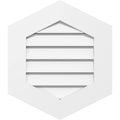 Vertical Peaked Surface Mount PVC Gable Vent W28715