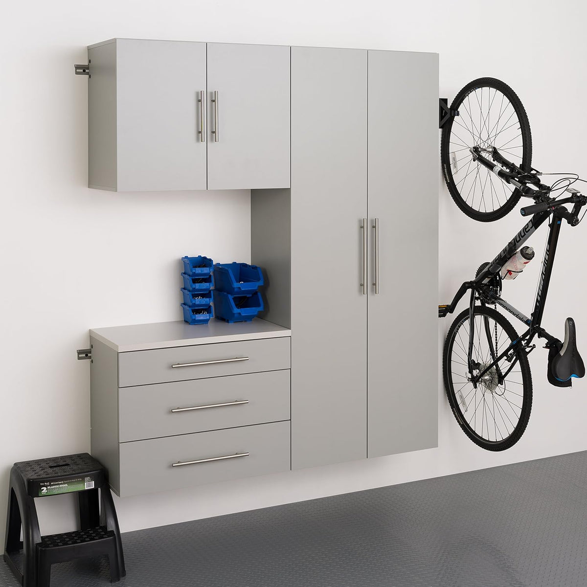 White 4 pc Storage Cabinet J2285