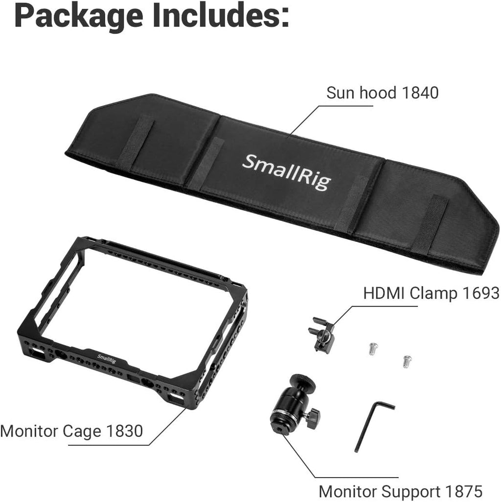 7 Monitor Cage with Sunhood S2905