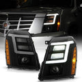 2007-2014 Cadillac Escalade Black Housing LED Projector Headlights Set O214577