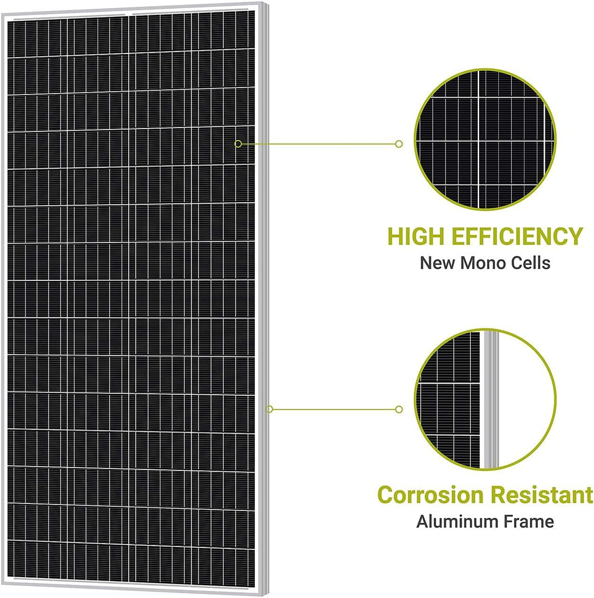 210W Monocrystalline 12V Solar Panel G170095