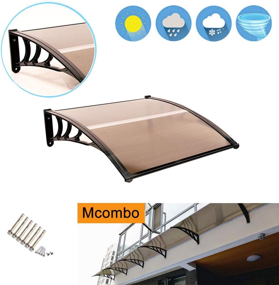Window Awning Outdoor Polycarbonate Hollow Sheet Canopy V456002