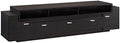 84 Modern TV Stand Entertainment Media Console with Storage Shelves in Cappuccino T61993
