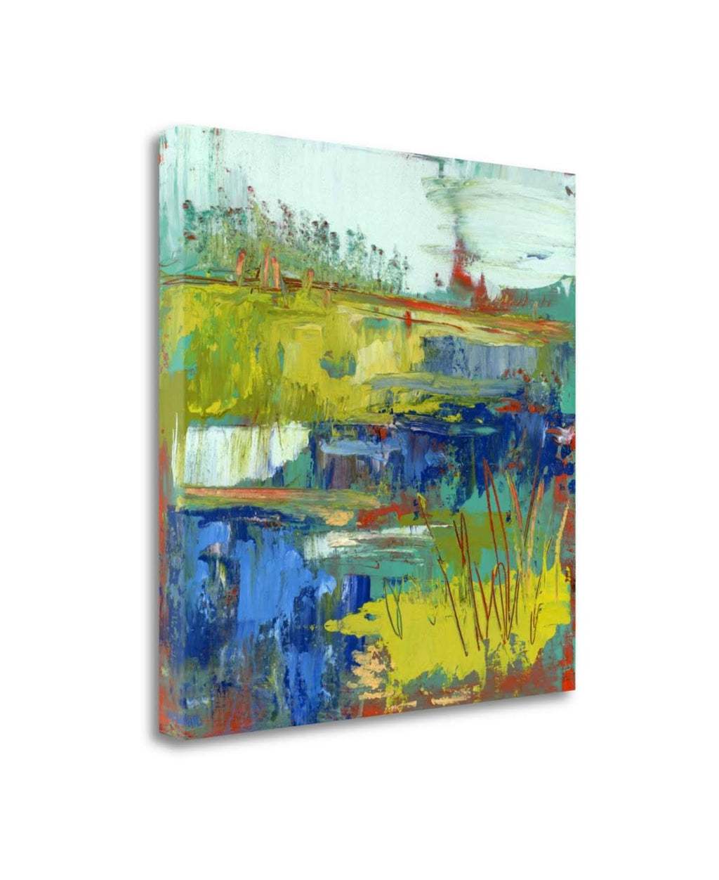 Abstract Giclee Print on Gallery Wrap Canvas 25x22 R771930