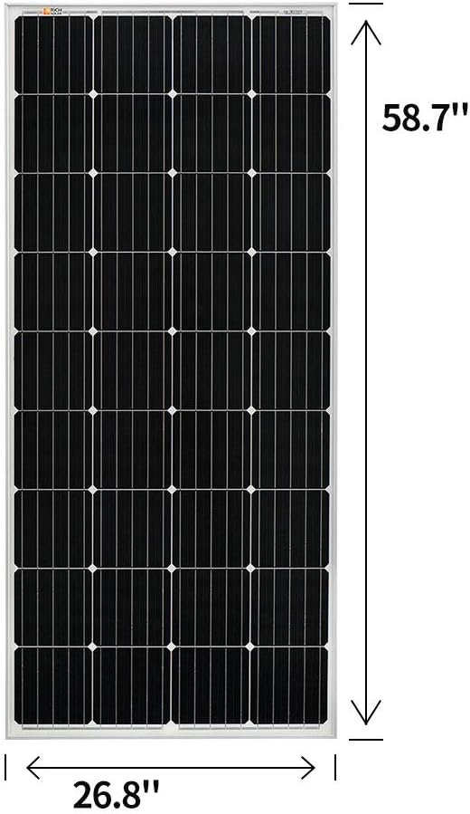 200 Watt 12 Volt Moncrystalline Solar Panel D4191