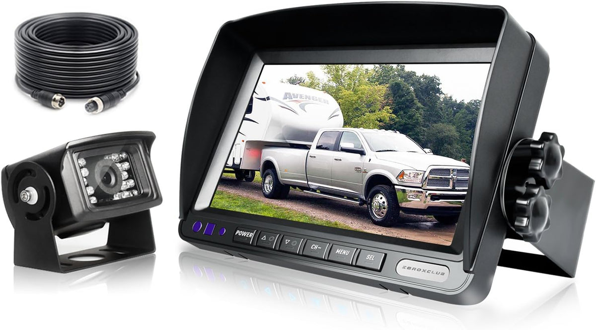HD Wired Backup Camera System Kit with 7'' LCD Monitor X656302