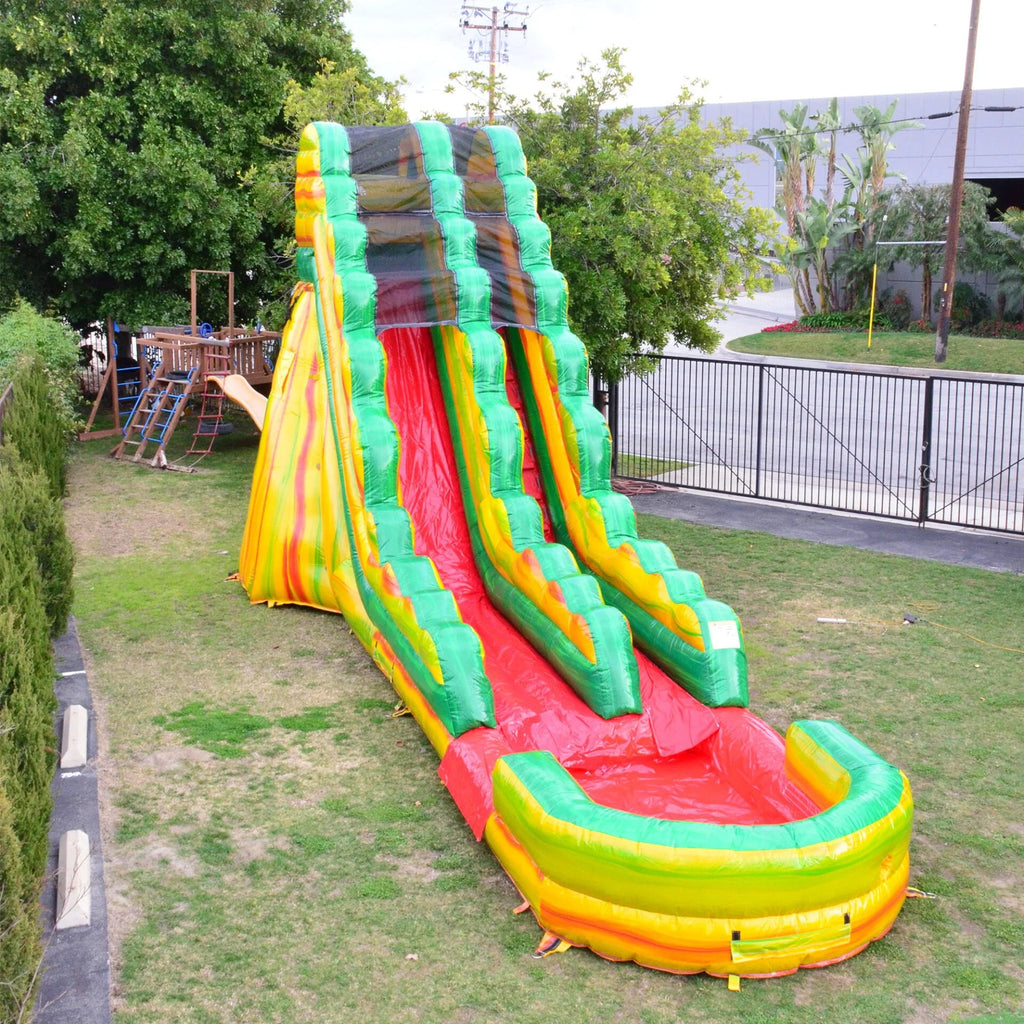 Inflatable Water Slide with Splash Pool R6746