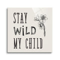 White Floral Sketch 24 x 24 Glass Wall Hanging Sign H330