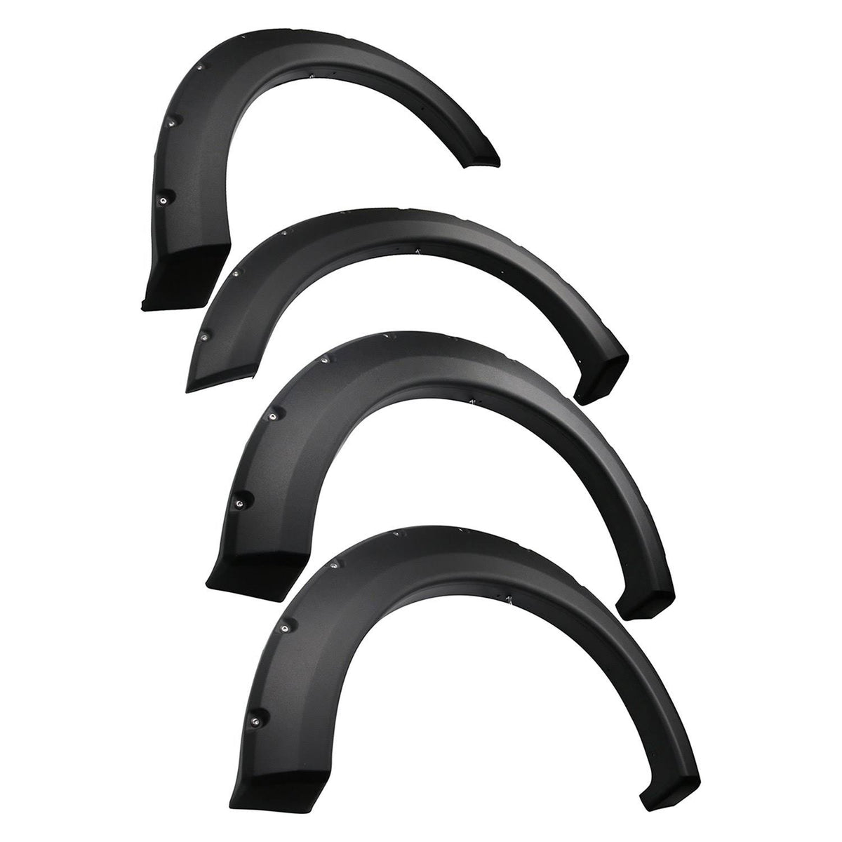 Rough Textured Black Pocket Bolt-Riveted Style E859284