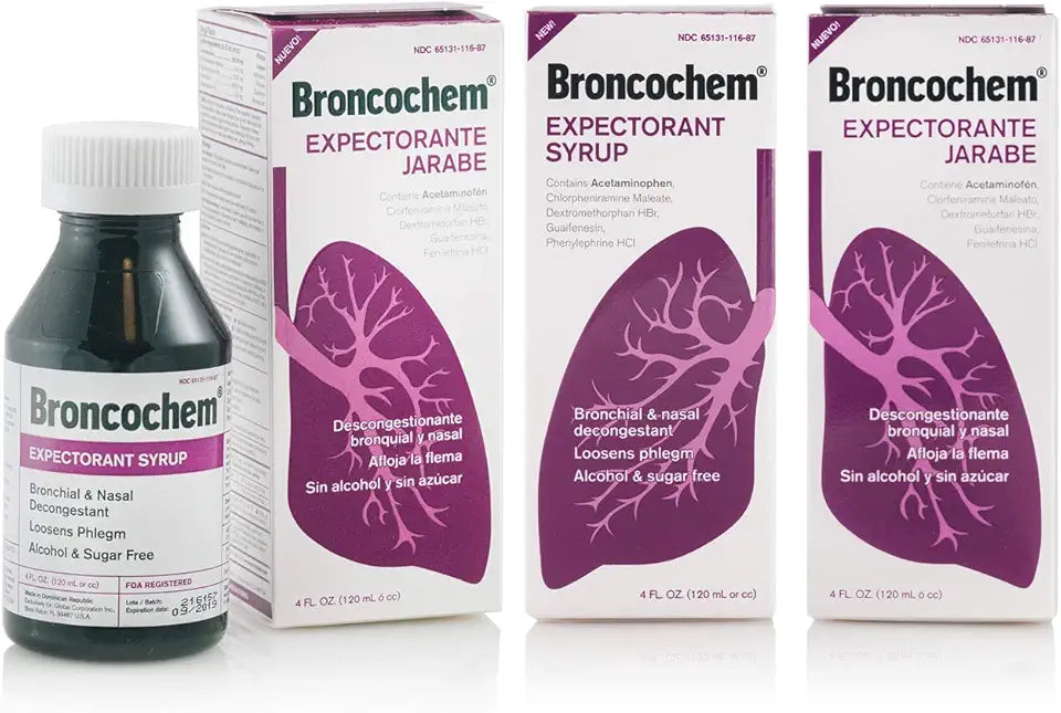 Expectorant Syrup 4 oz Pack of 3 T660