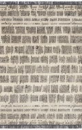 Cream Charcoal Rug 5'2 x 7'6 I867157