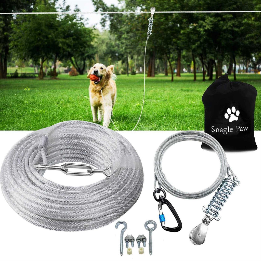 Dog Tie Out Runner with 10ft Pulley I153