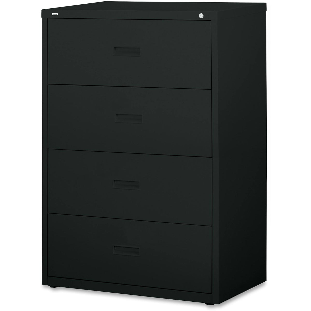 4 Drawer Black Lateral File S9248