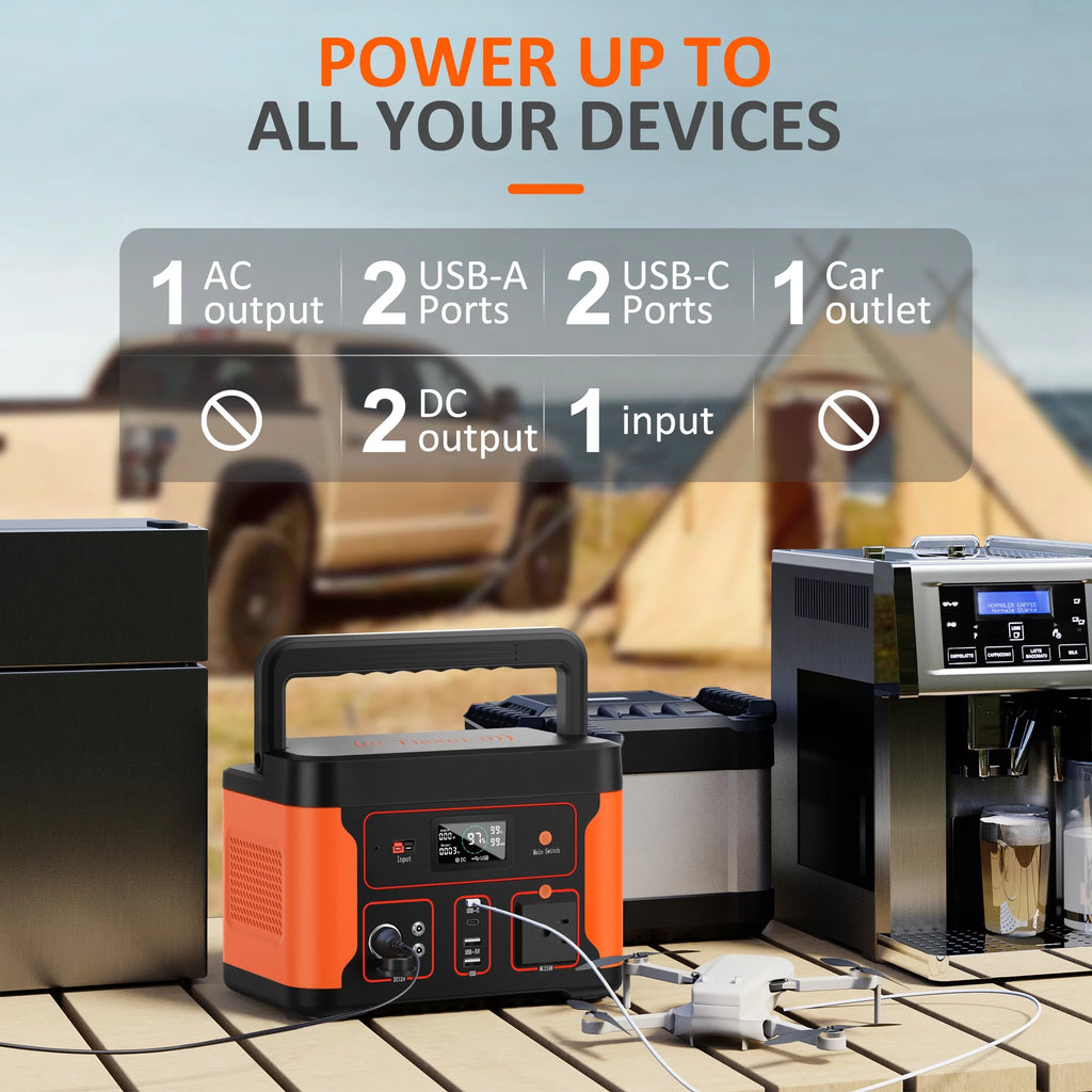Portable Power Station 600W 550Wh LiFePO4 Battery Z23739