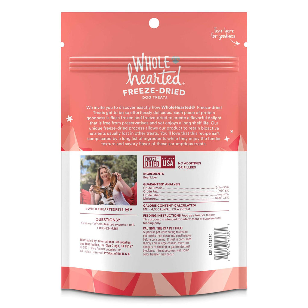 Beef Liver Freeze-Dried Dog Treats K9522