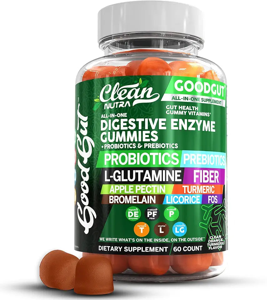 Digestive Enzymes with Probiotics & Prebiotics Gummies W261518