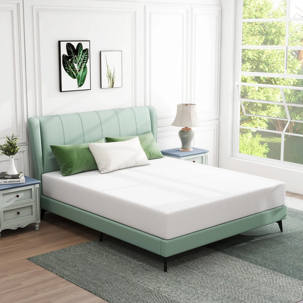 Queen Cooling Gel Memory Foam Medium Firm Mattress Z9632