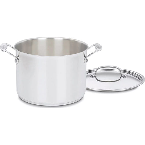 10 pc Stainless Cookware Set and 12 Piece Ceramic Coated Cutlery Set T65329