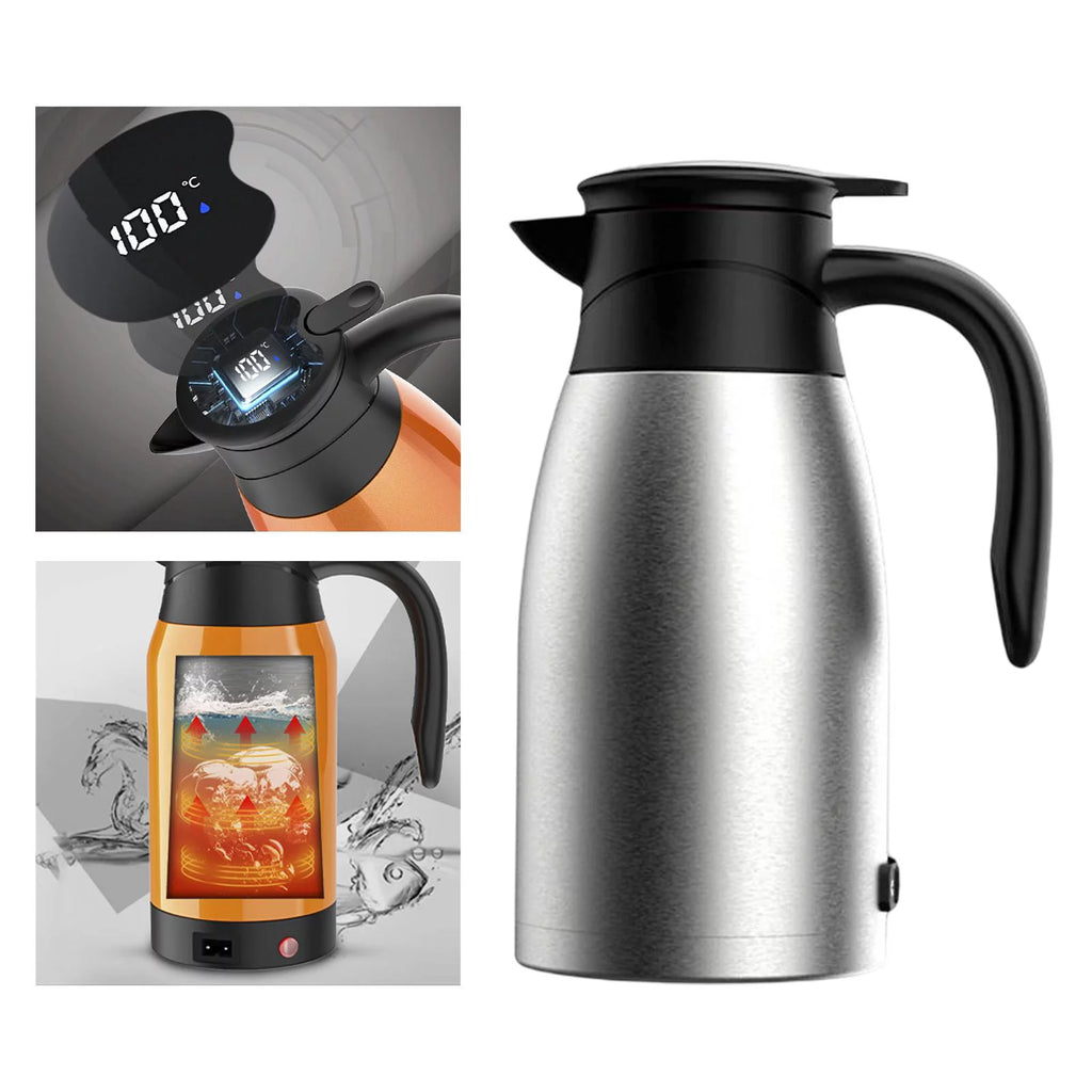12V Portable Stainless Steel Car Kettle 1400ml X320