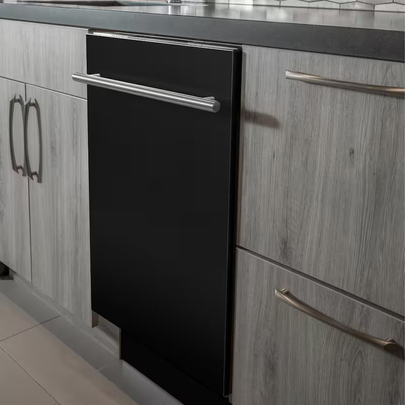 Black Matte 24 in. 6-Cycle Compact Dishwasher with 2 Racks I7764