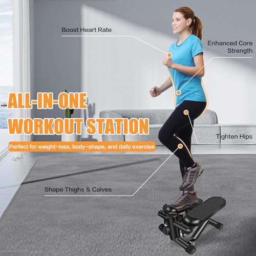 Hydraulic Fitness Stepper with LCD Monitor Z166186