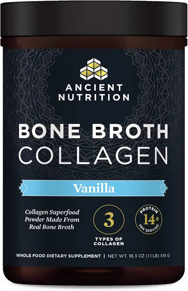 Vanilla Hydrolyzed Multi Collagen Peptides Powder, 30 Servings, 18.3oz K4522