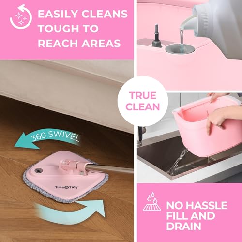 Square Spin Mop & Bucket System with 2 Microfiber Mop Pads K891