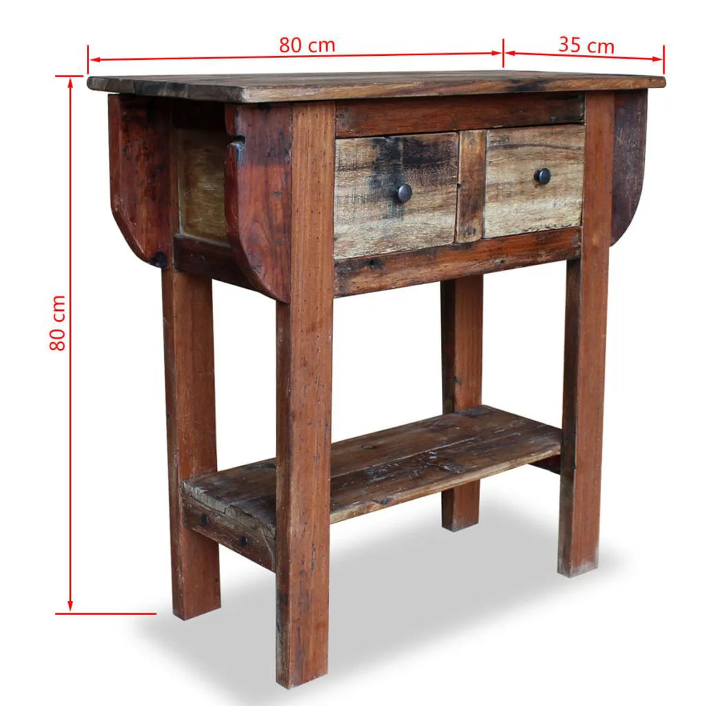 Solid Reclaimed Wood Console Table R3804