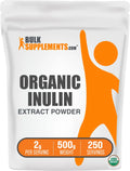 Organic Inulin Powder Fiber Supplement 500 Grams X98704