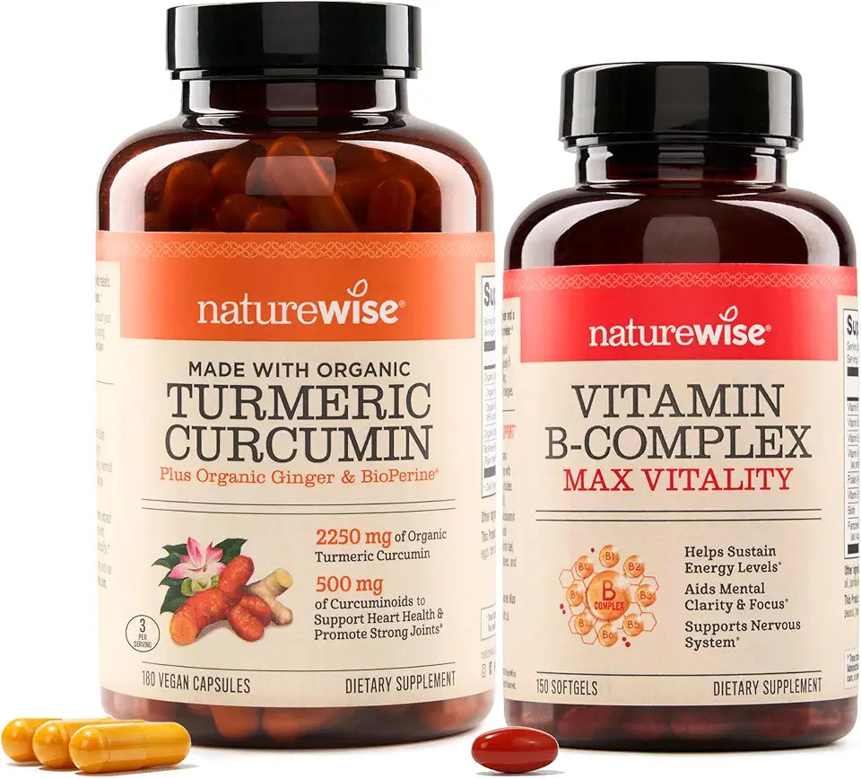 2250mg Curcumin Turmeric & Vitamin B Complex Softgels D971847