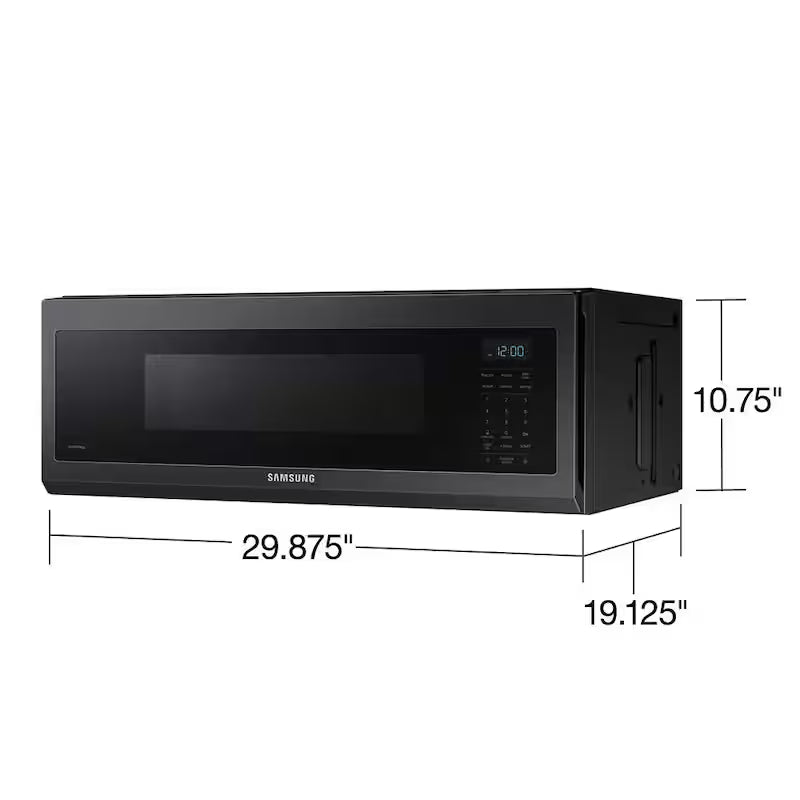 30 in. 1.1 cu. ft. Black Stainless Steel Over-the-Range Microwave W23800