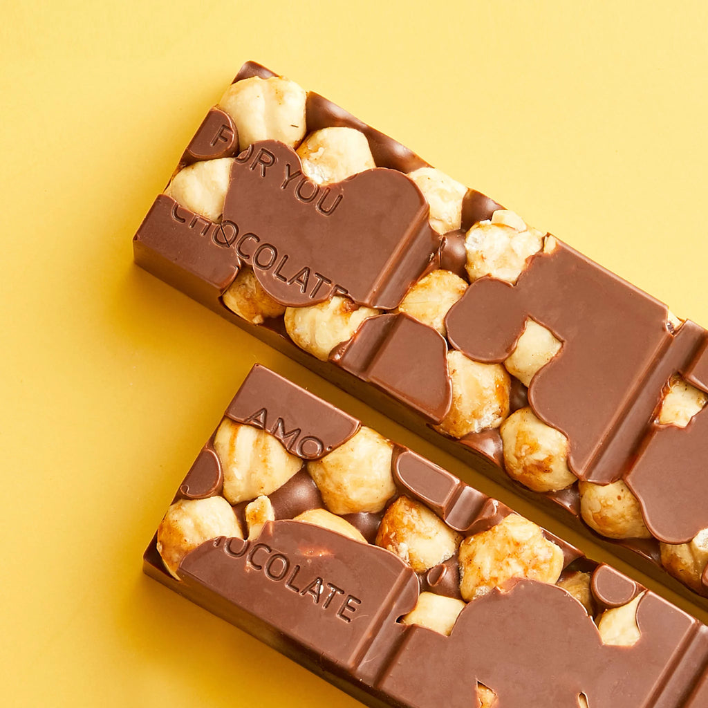 Maltitol Sweetened Hazelnut Chocolate Bars, 6 Ct X823