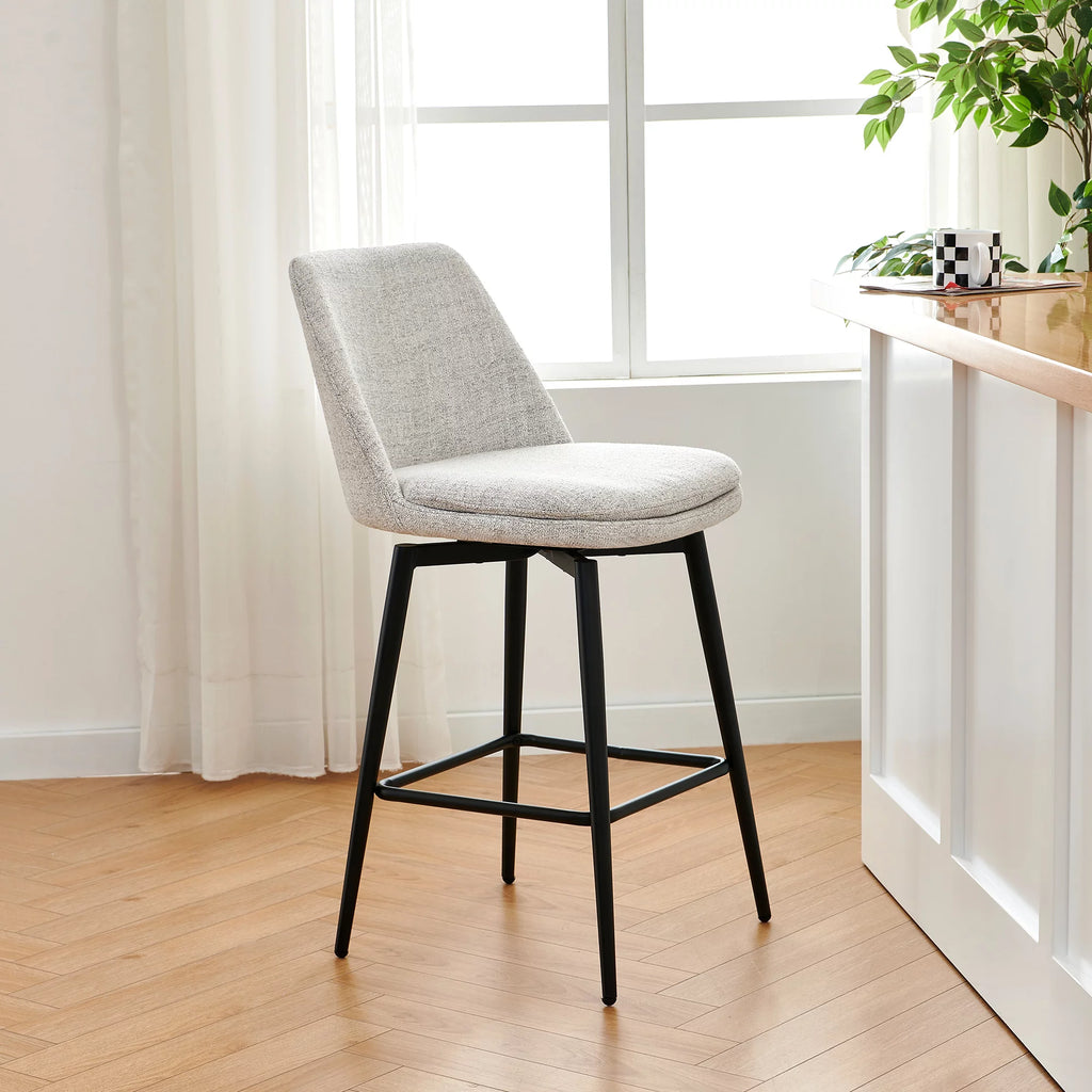 27 inch Swivel Counter Height Bar Stools Set of 2 G1432