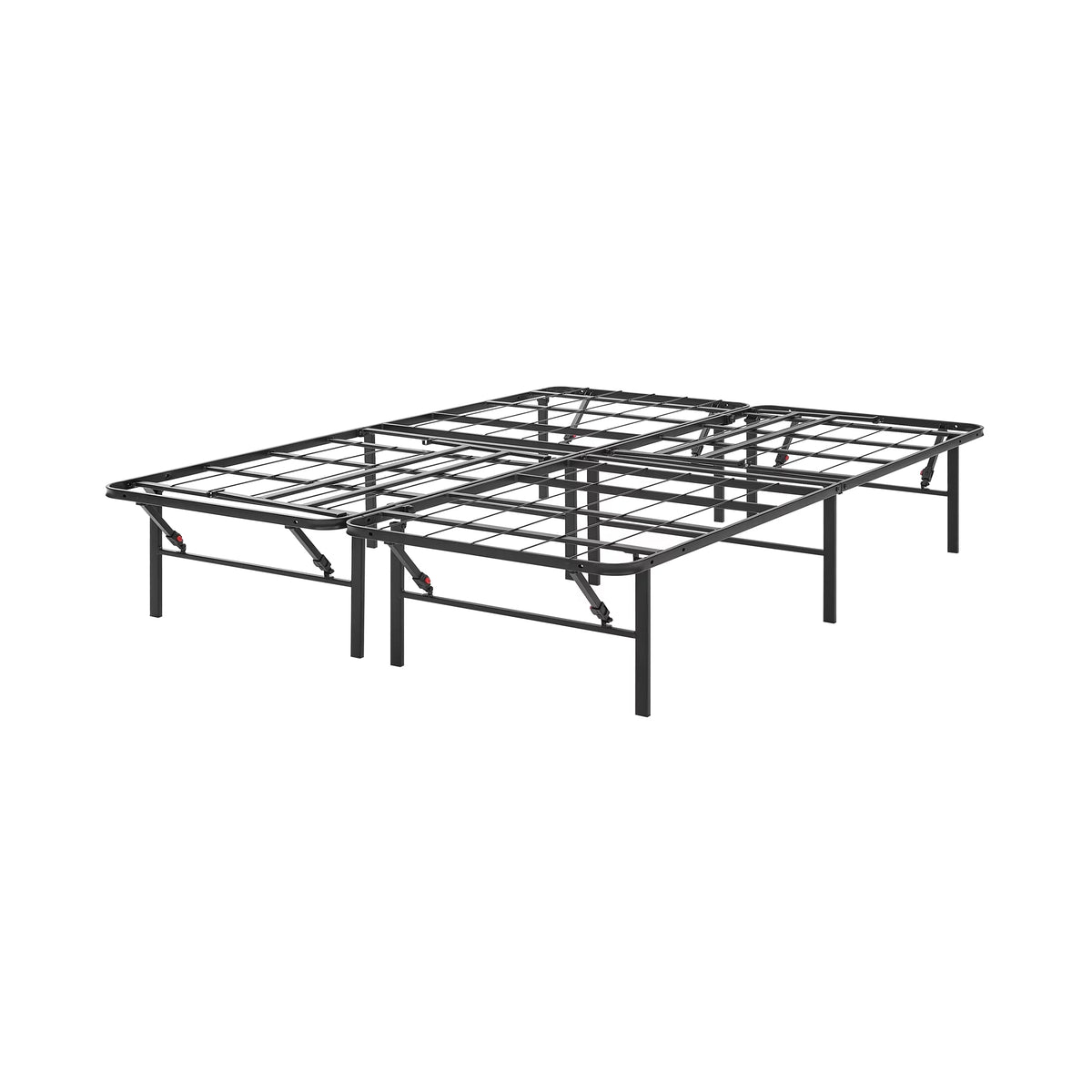 14 Convertible High Platform Metal Bed Frame, Twin/Full, Black G877