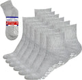 6Pk Non-Binding Loose Fit Non-Slip Diabetic Socks D950