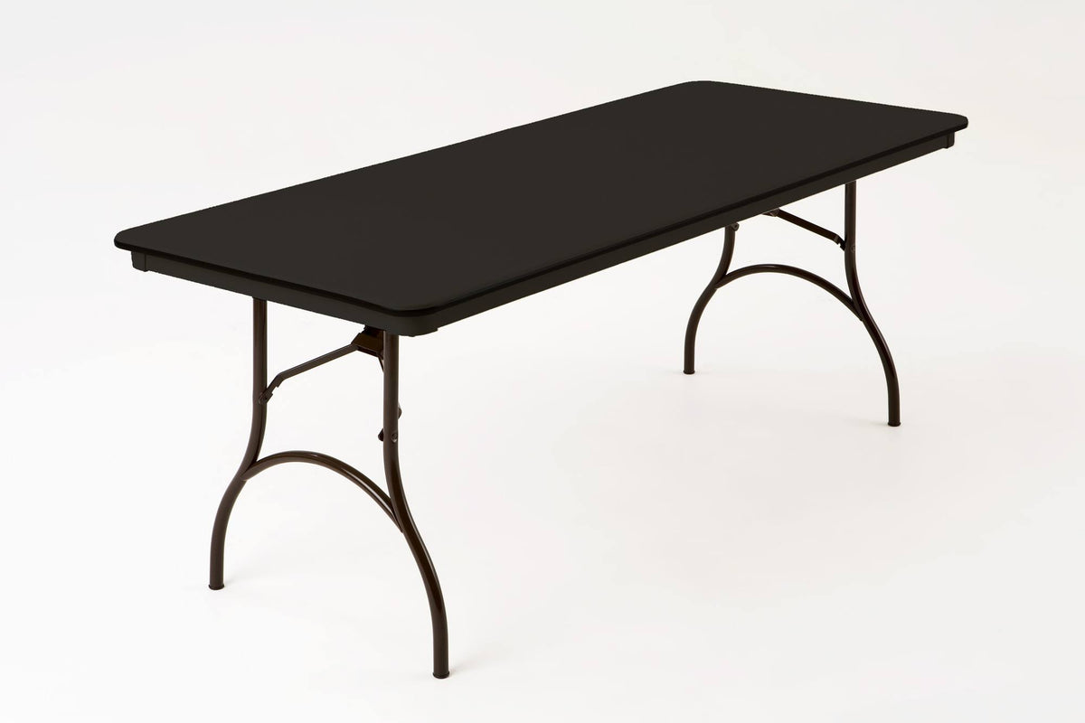 Black Rectangular Folding Table M695