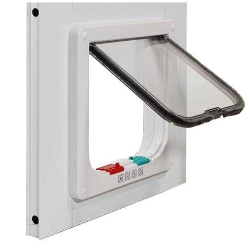 Adjustable Aluminum Cat Door for Sash Windows J9234