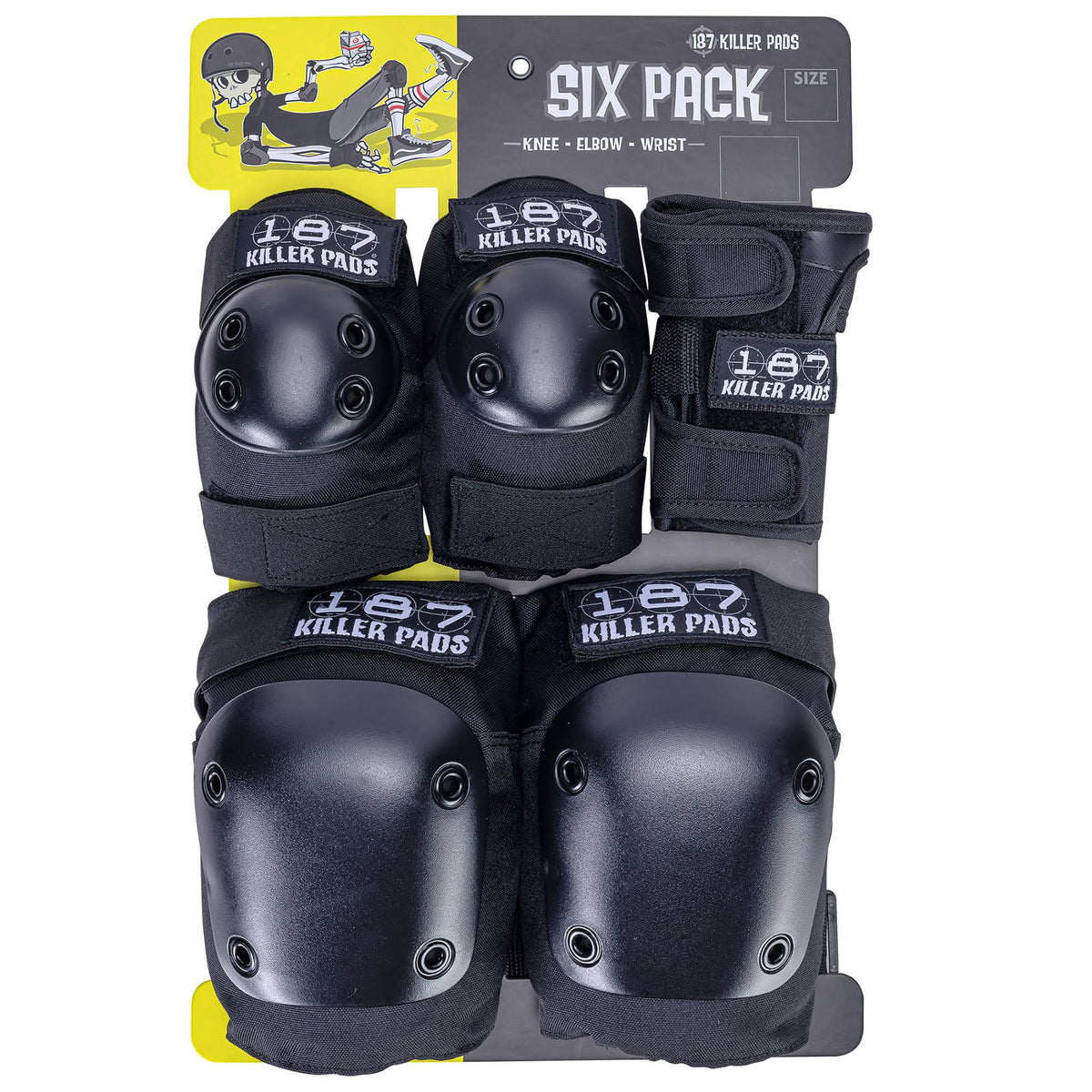 Black Small/Medium Six Pack M990