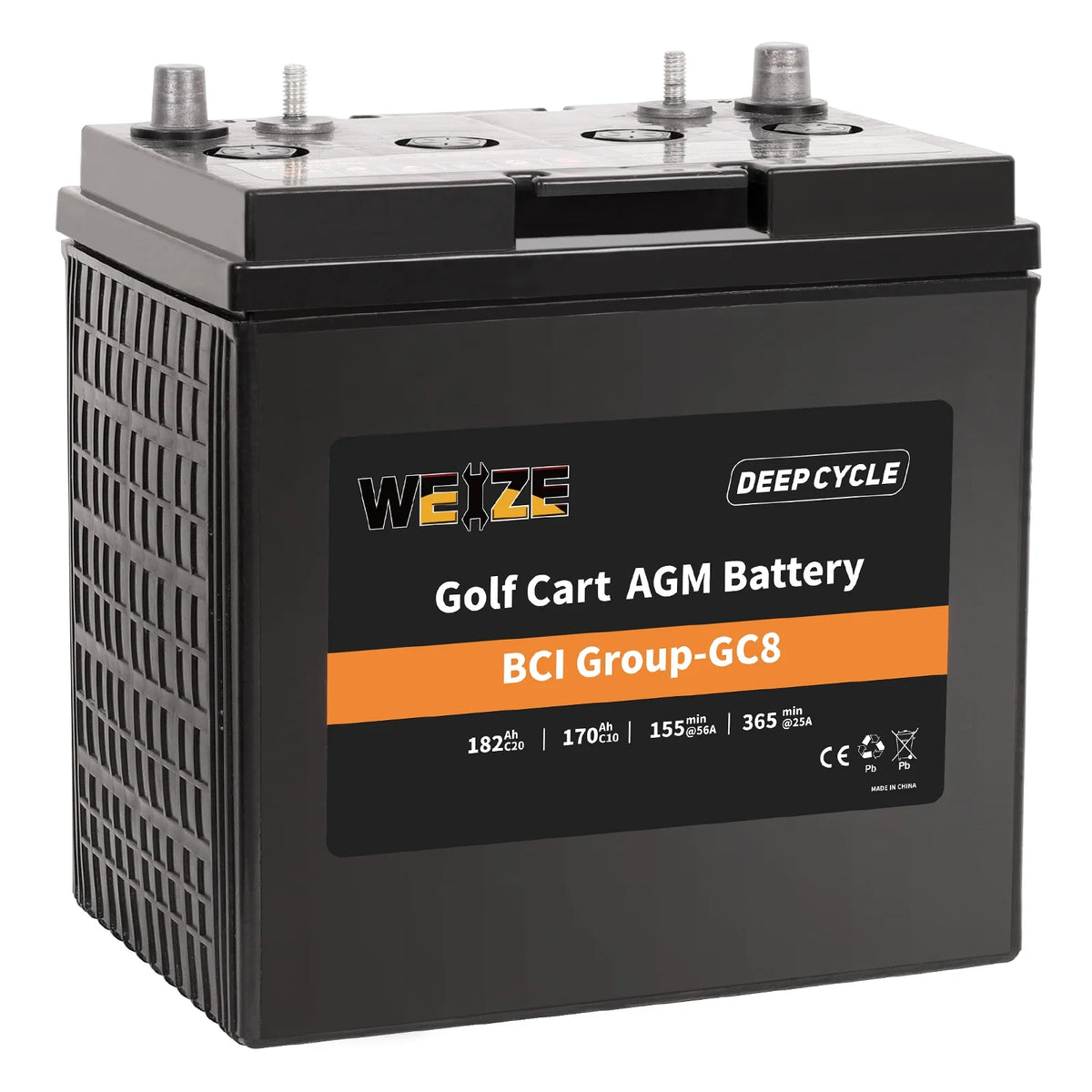 6V 210ah Deep Cycle AGM Battery Y183