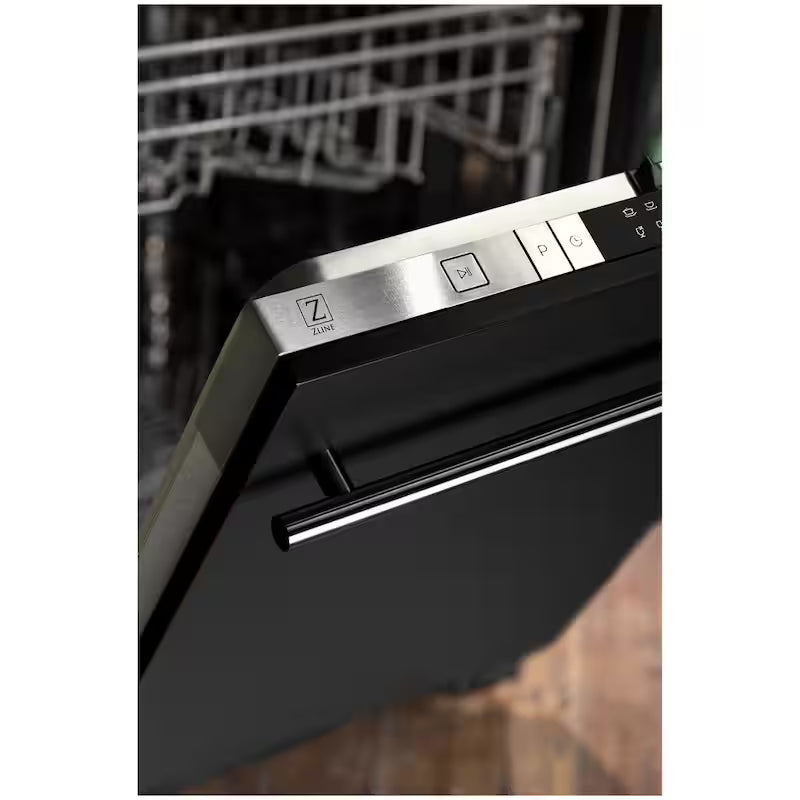 Black Matte 24 in. 6-Cycle Compact Dishwasher with 2 Racks I7764