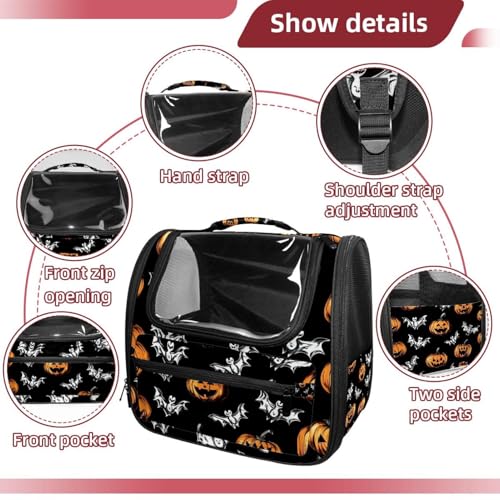 Soft Sided Pet Carrier for Small Medium Cats Dogs T6989