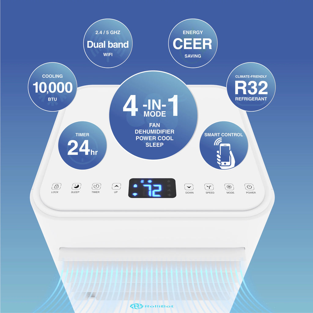 10,000 BTU Portable Air Conditioner & Dehumidifier A46752