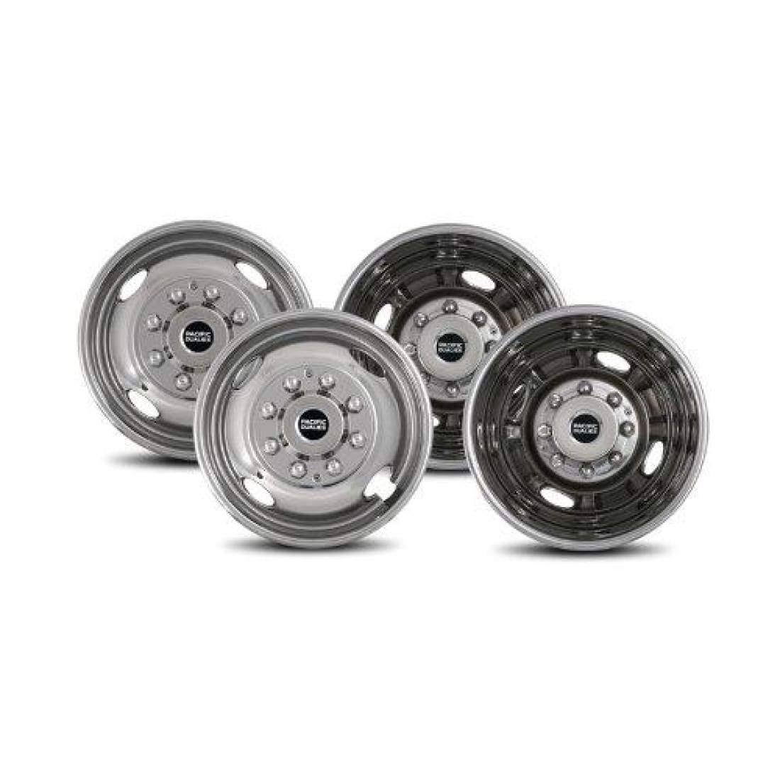 Polished 16 inch 8 Lug Stainless Steel Wheel Simulator H55037