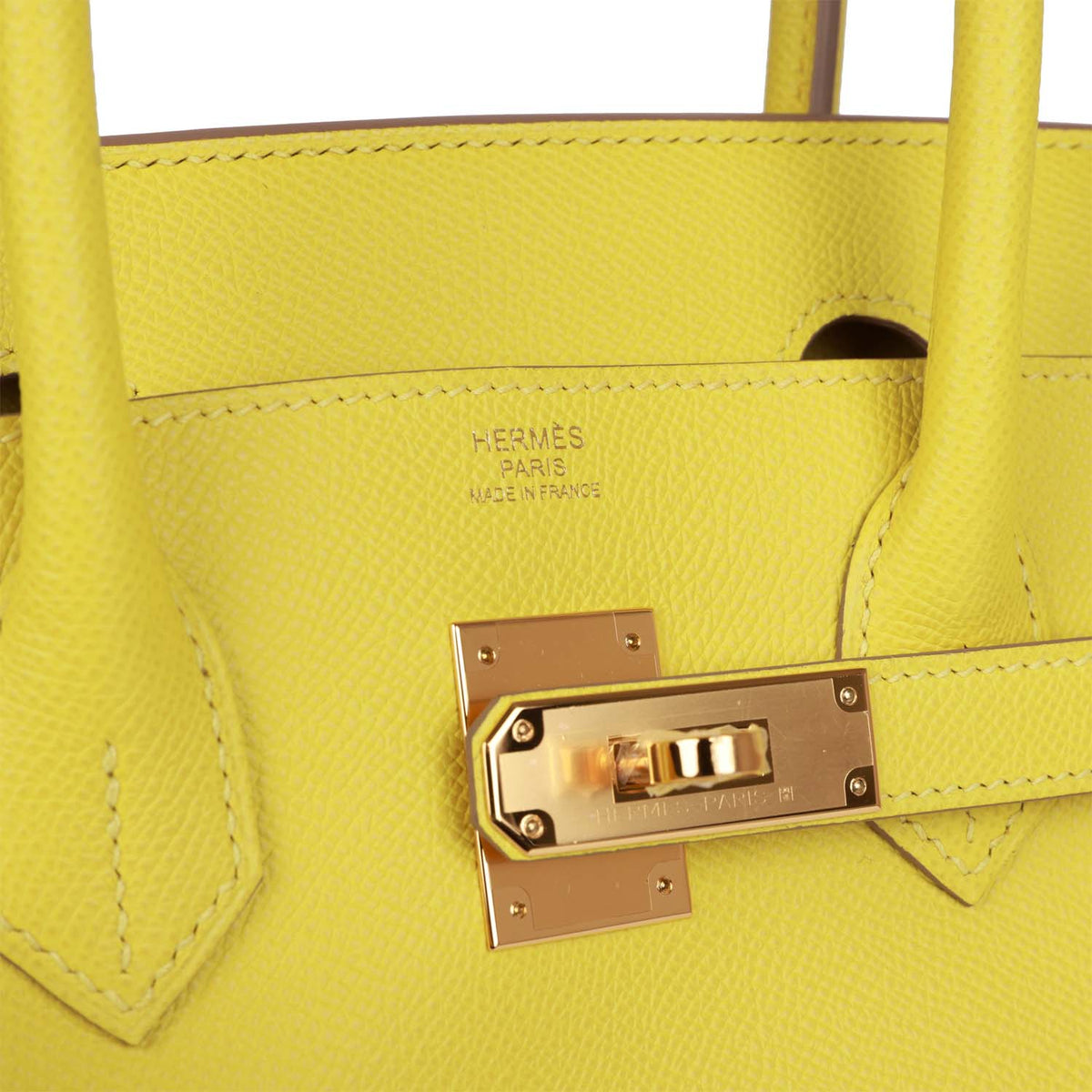 Lime Epsom Leather Handbag S1355