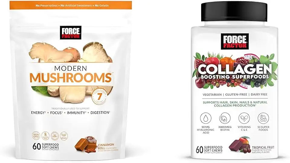 Soft Chews with 7 Mushrooms and Biotin, 60 Soft Chews K568