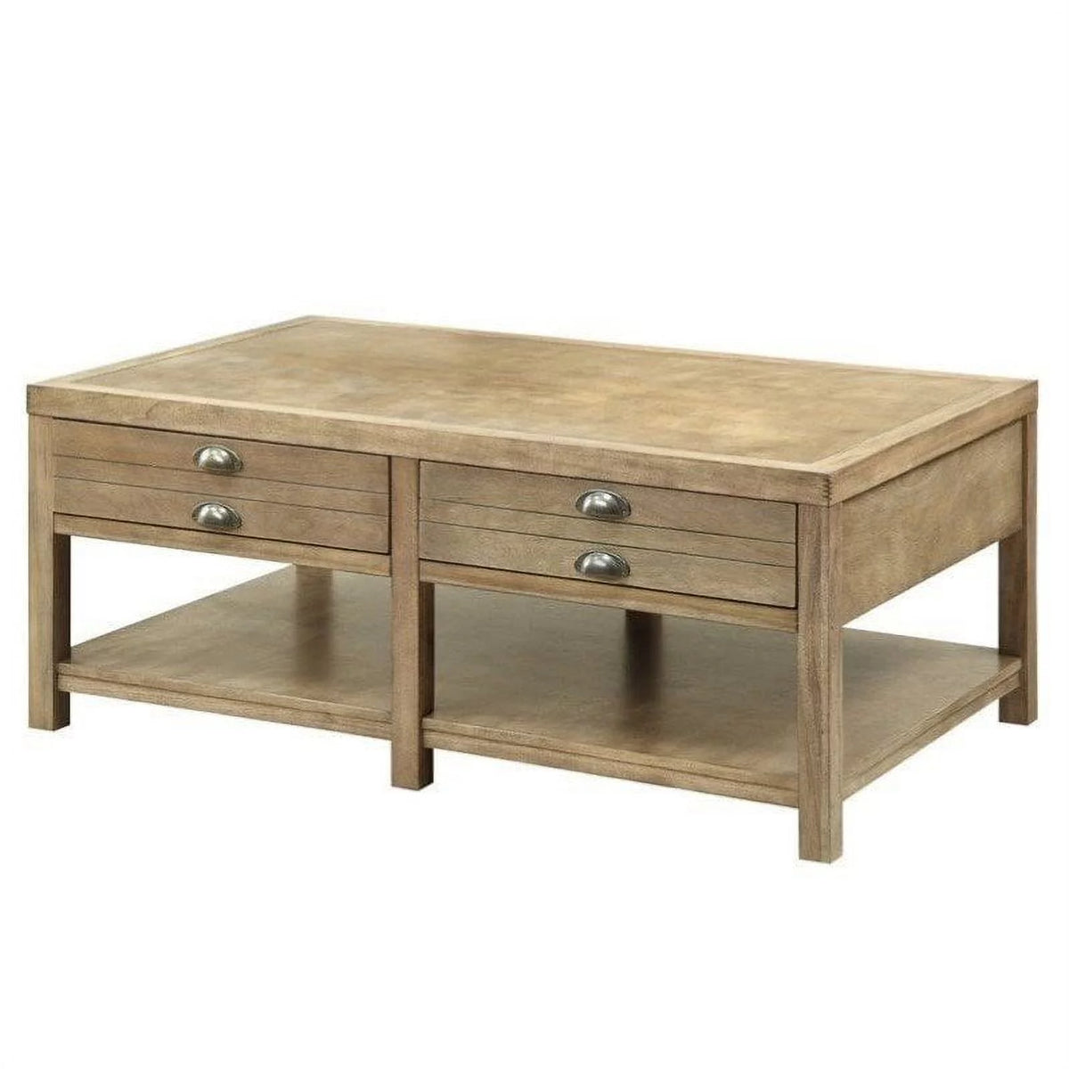 Light Oak 2-Drawer Coffee Table K5190