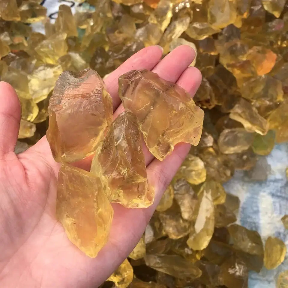 Rough Citrine Crystal Stones L315159