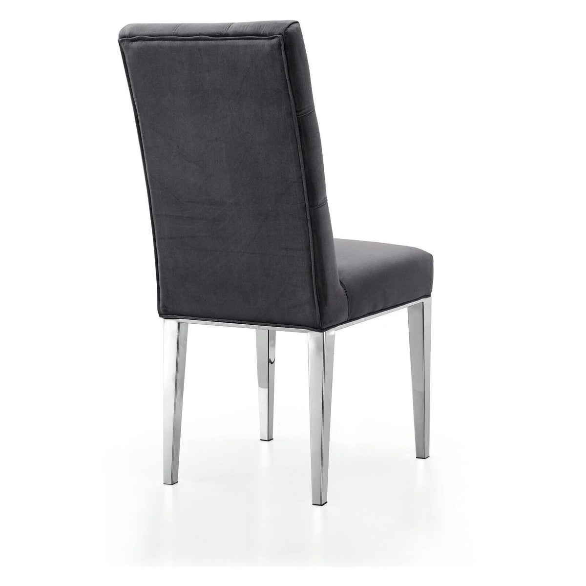 Black Velvet Dining Chair Set of 2 M210606